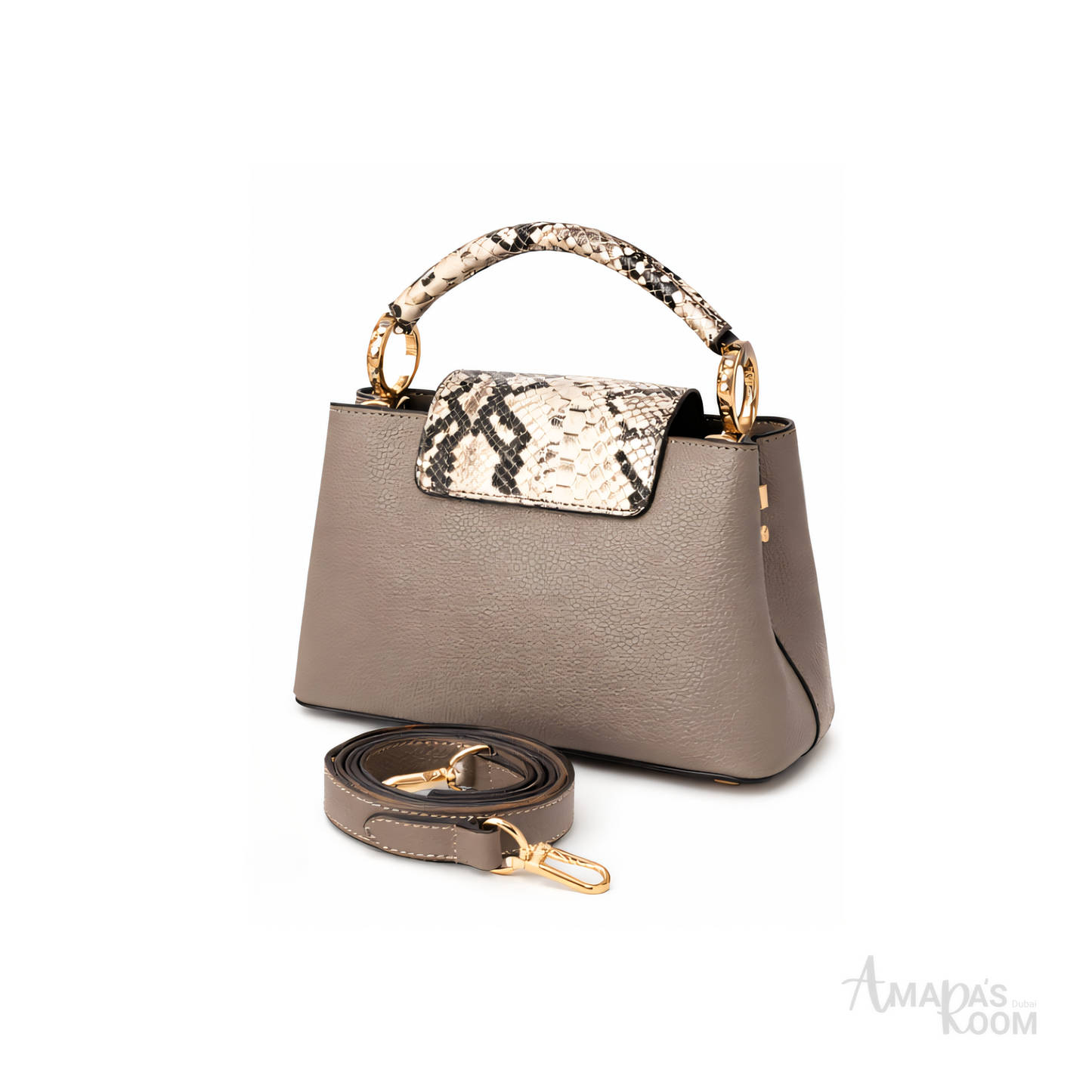 Louis Vuitton Bag | Ćapucines Gray Python