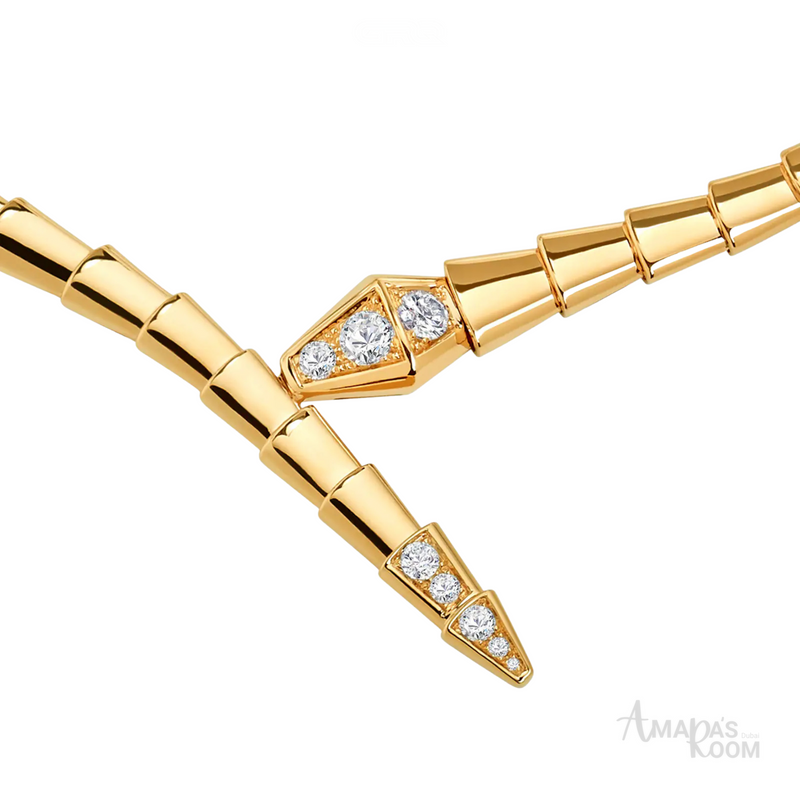 Bvlgari Jewelry | Gold Diamond Serpenti Viper Necklace
