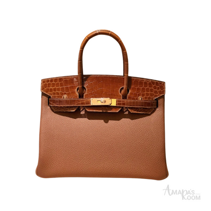 Hermès Bag | Birkin 25 Crocodile Tan Gold