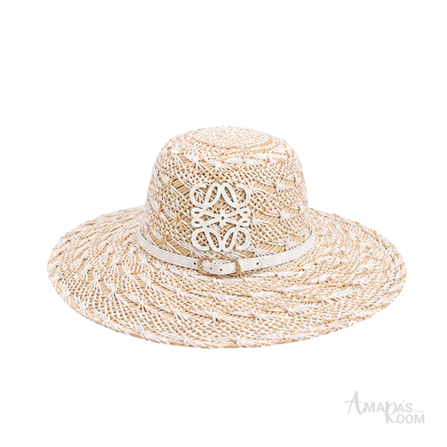 Loewe Paula's Ibiza Anagram Raffia Sun Cap Beige