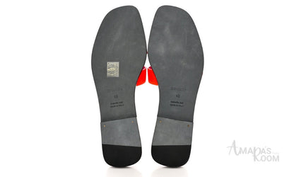 Oran Suede Slides – Vibrant Orange – Amara UAE image 6