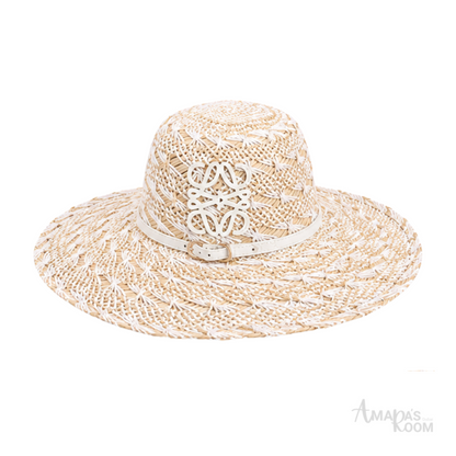 Loewe Paula's Ibiza Anagram Raffia Sun Hat Beige – product view