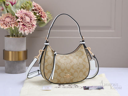 Coach Bag | Kleo Hobo Signature Canvas Walnut