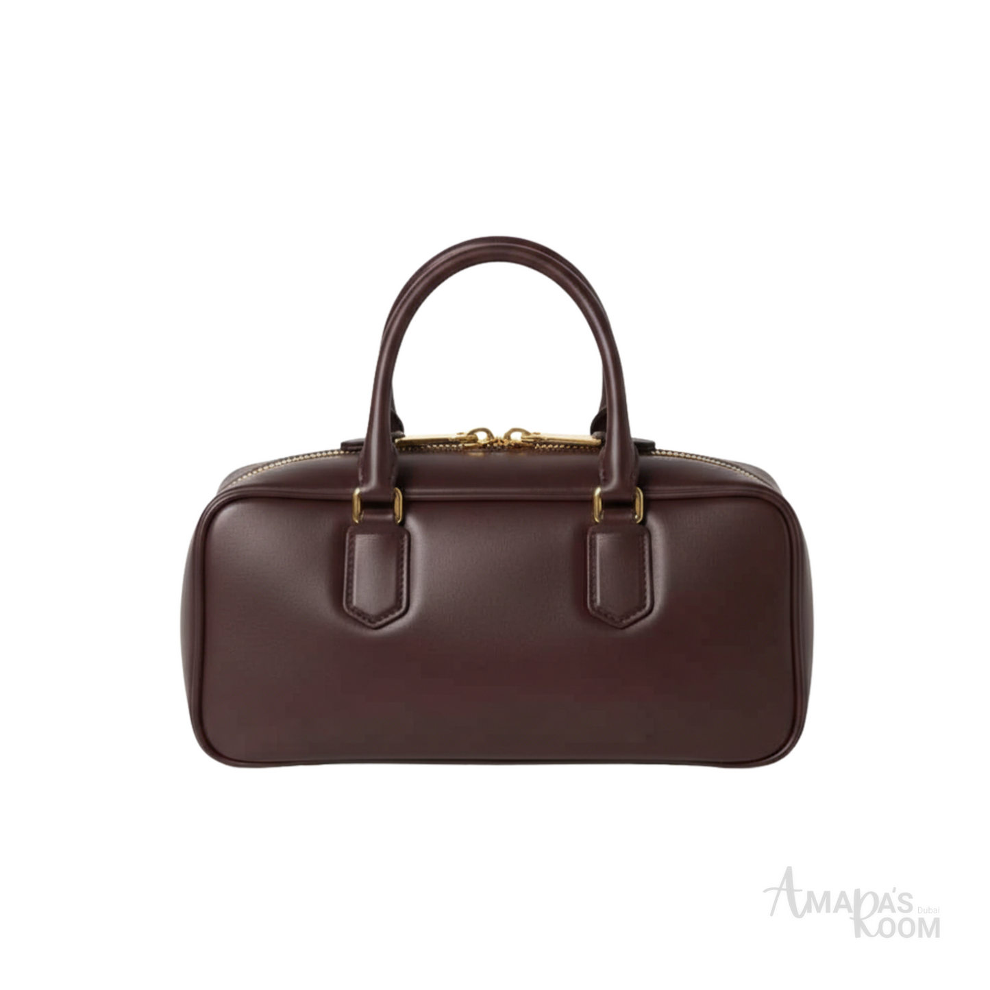 Miu Miu Bag | Solitaire Shiny Leather Dark Brown