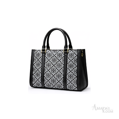 Tory Burch Bag | T Monogram Mini Tote Black