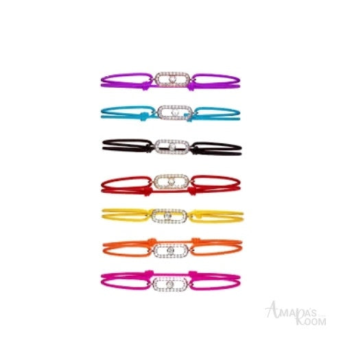 Messika Jewelry | Uno Pave Bangle Ring Set Yellow Gold Diamonds