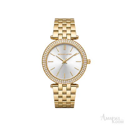 Michael Kors Darci Silver Dial Gold Watch - image 1
